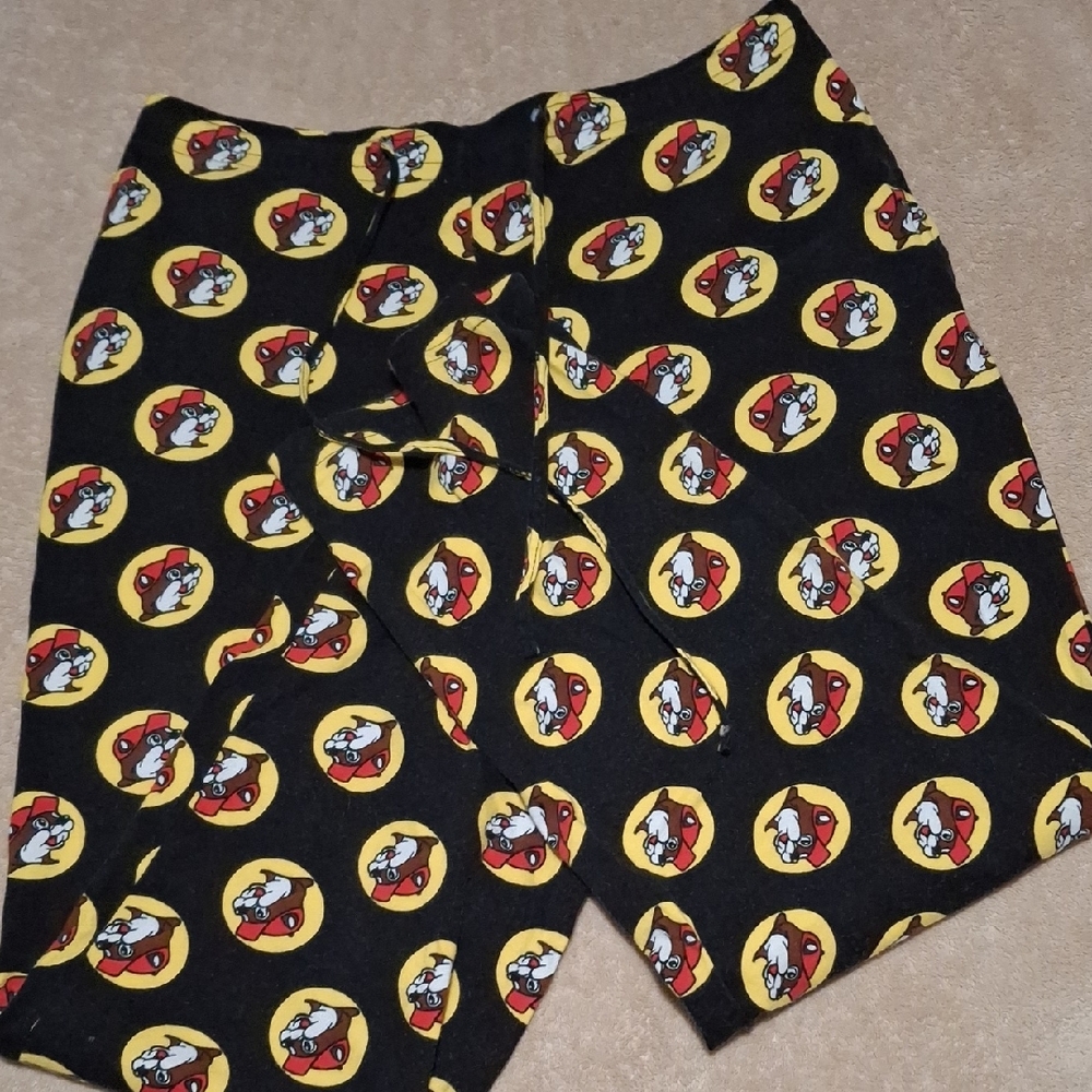 Buc-ee's Black and Yellow Graphic Sweatpants.